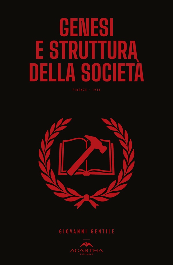 Copertina di Genesi e struttura della società di Giovanni Gentile